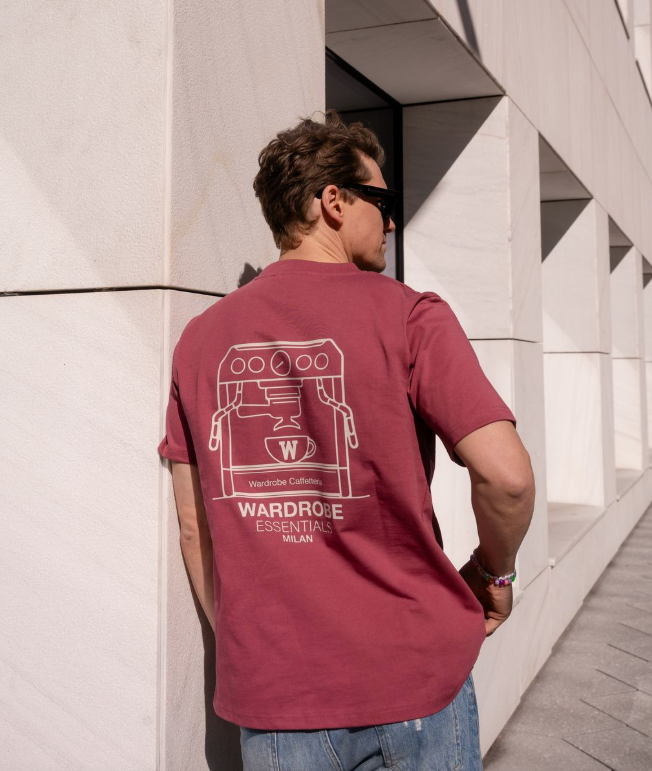 T-Shirt Milan Maroon