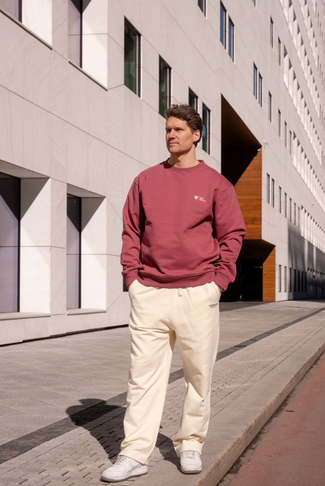 Crewneck City Maroon