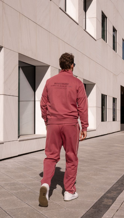 Track Jacket NYC Maroon