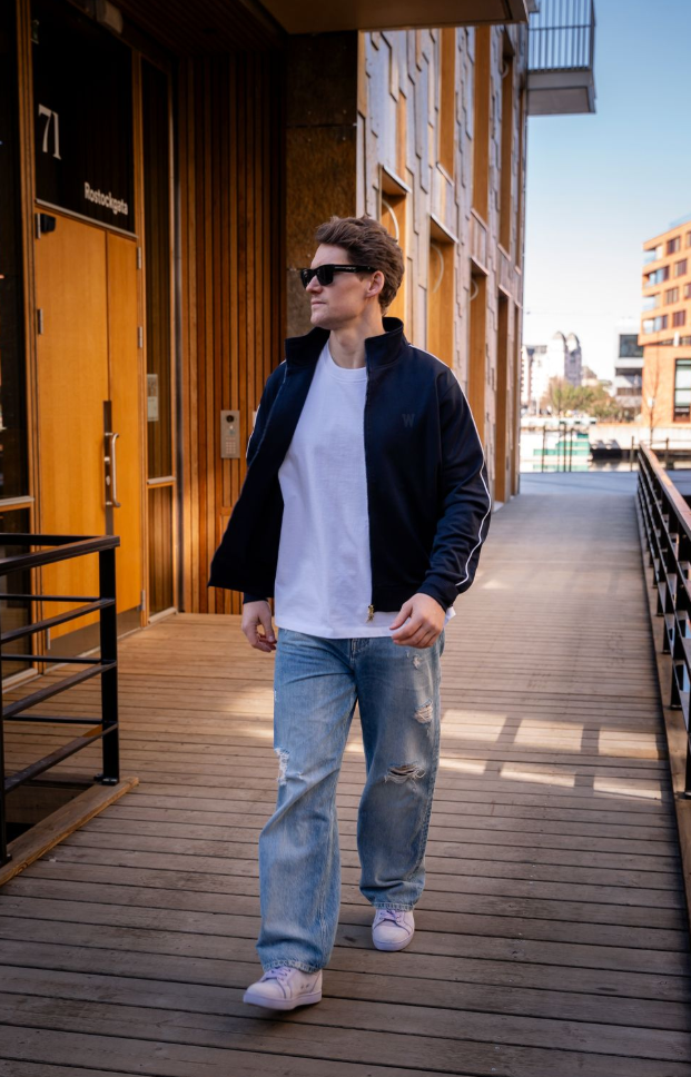 Track Jacket NYC Navy