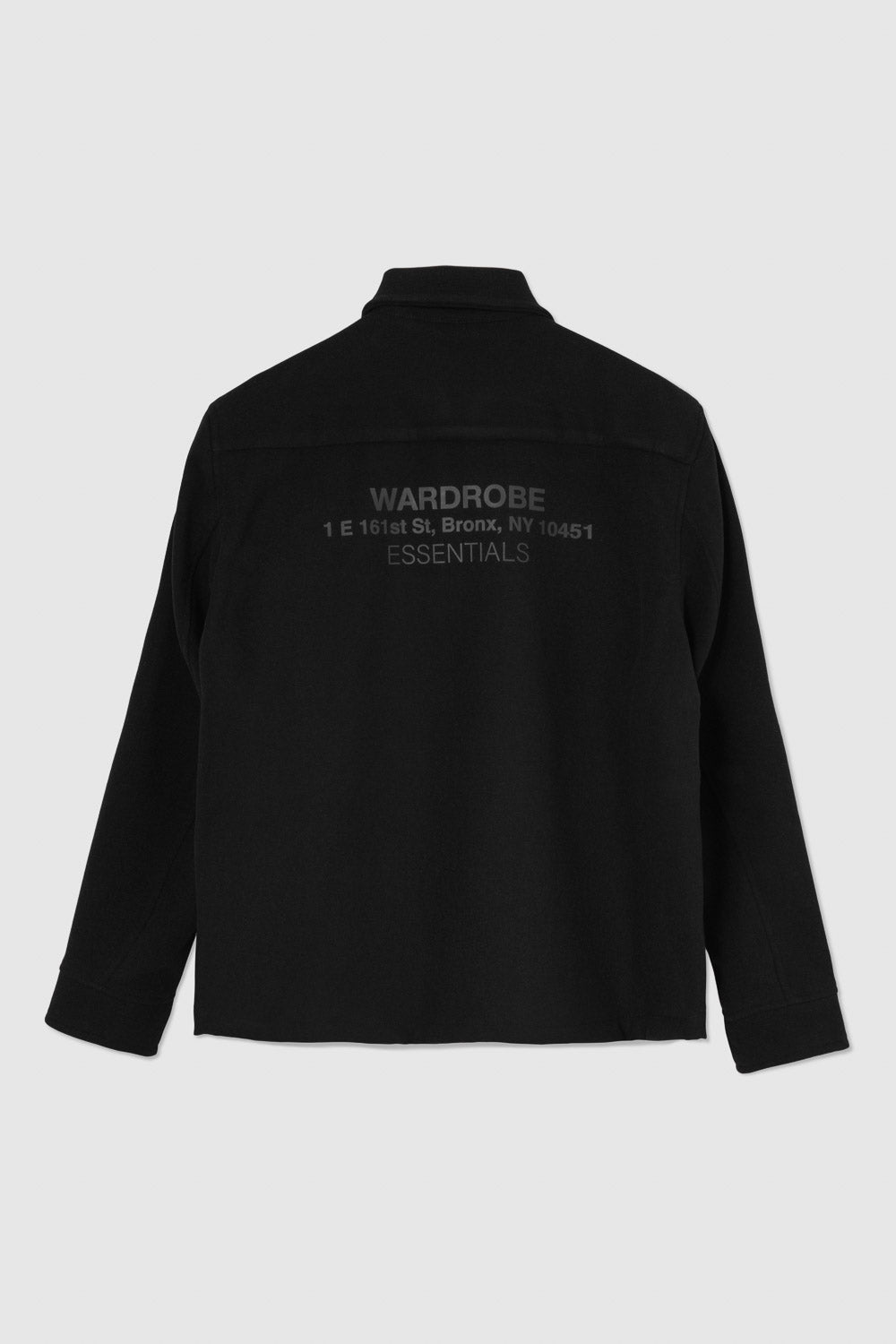 Overshirt Zipper Black
