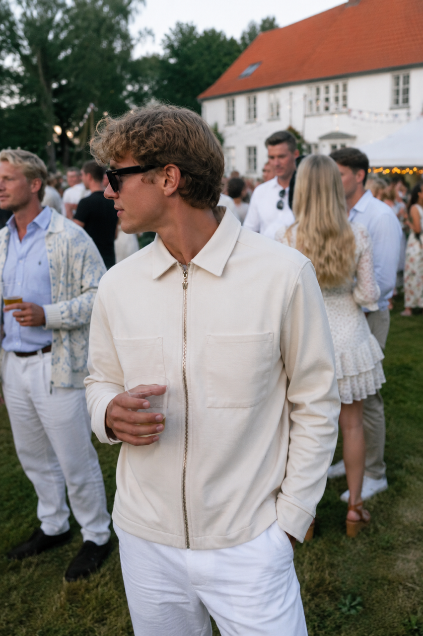 Overshirt Zipper Off-White